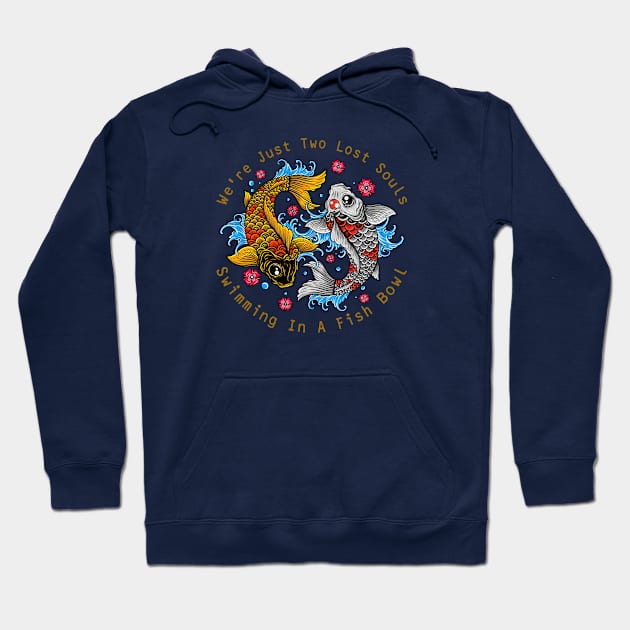 KOI FISH LOVER Hoodie by DMD Art Studio